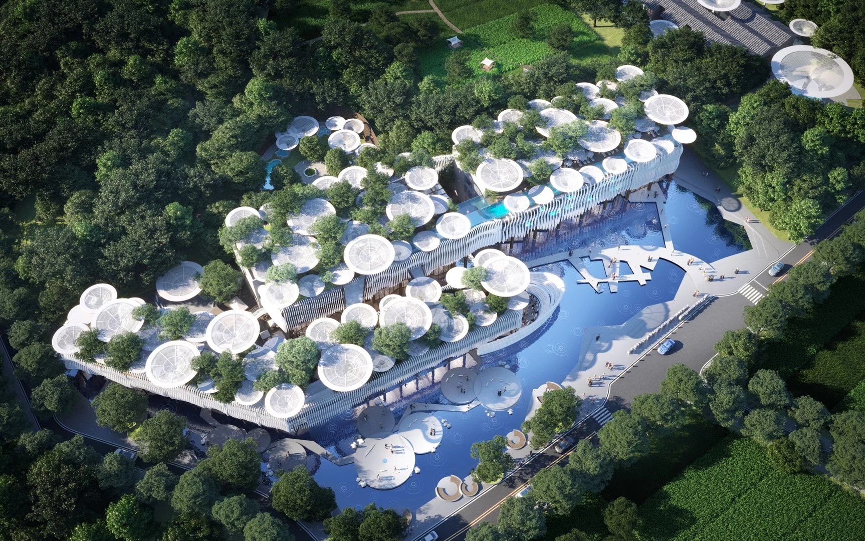 深圳华侨城光明小镇温泉综合体